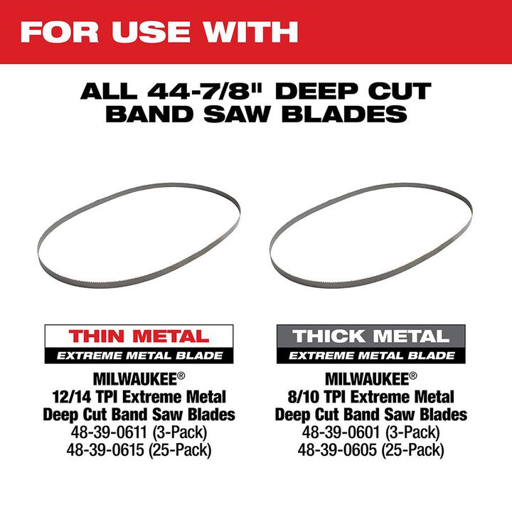 Milwaukee Promotional M18 FUEL Deep Cut Band Saw - 2 Battery Kit, large image number 8
