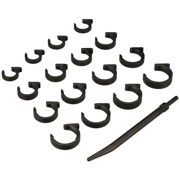 Milton SAE Shockit Line Wrench Set 16pc