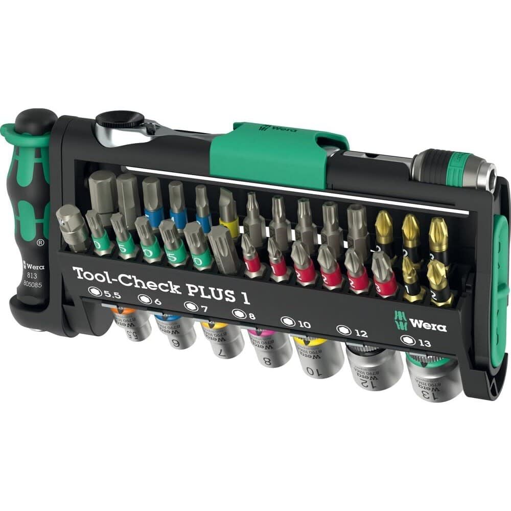 Wera Tools Chrome-Vanadium Tool-Check Plus 1 Set, 39 Pieces