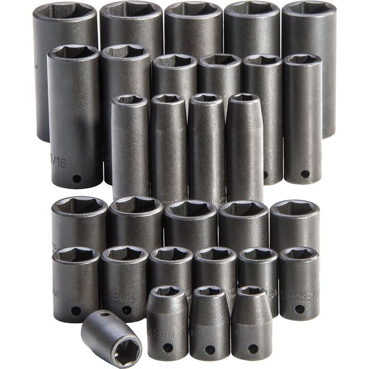 Proto 1/2in Drive Impact Socket Set 30pc, large image number 1