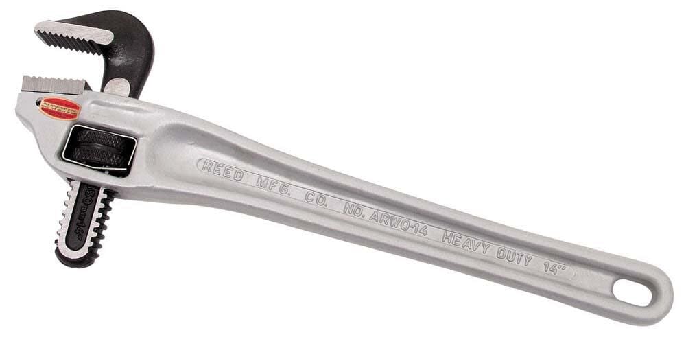 Reed Mfg Aluminum Pipe Wrench, Offset 14 Inch Handle ARWO14, large image number 1