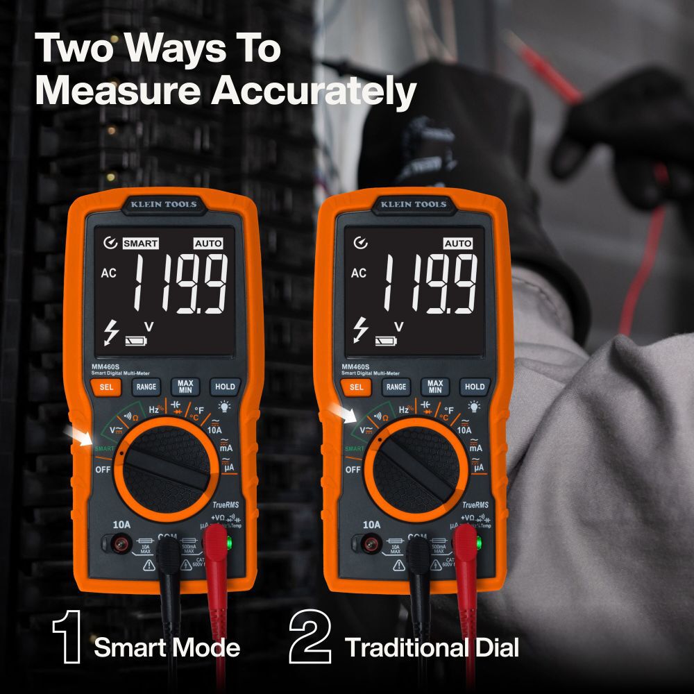 Klein Tools Auto-Ranging Smart Digital Multimeter 600V AC/DC, large image number 5