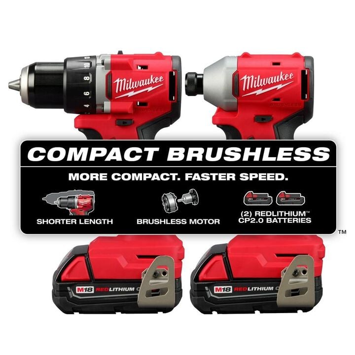 Milwaukee M18 Compact 2-Tool Combo Kit, large image number 1