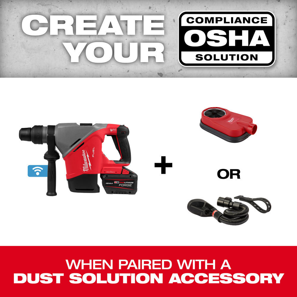 Milwaukee M18 FUEL 1-9/16 Inch SDS Max Rotary Hammer with ONE KEY Kit, large image number 9