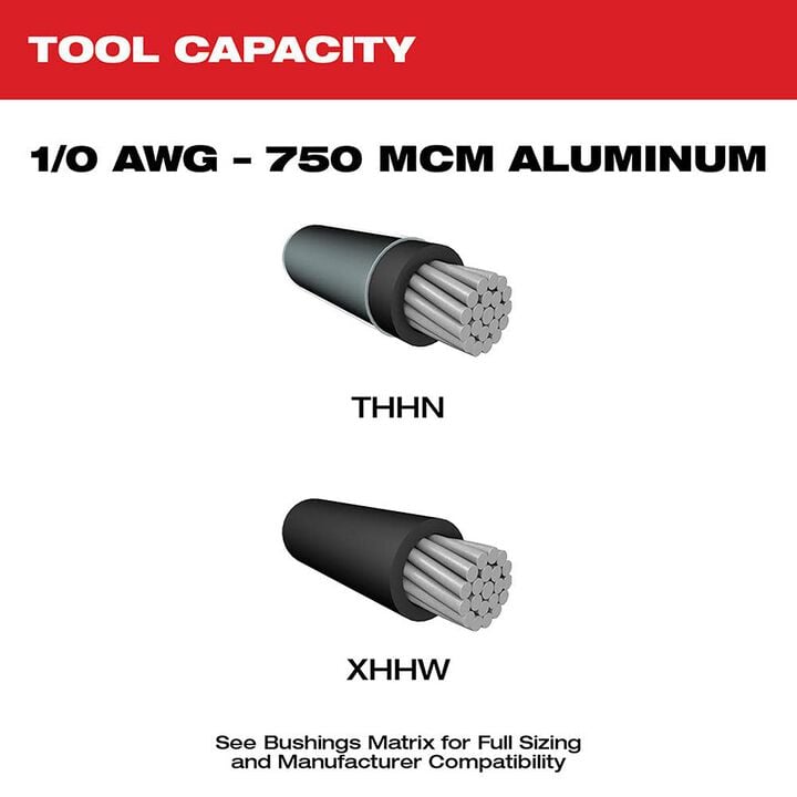 Milwaukee M12 Cable Stripper Kit for Al THHN / XHHW, large image number 3