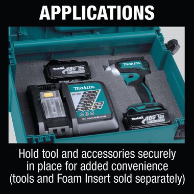 Makita 12-1/2 in. x 15-1/2 in. x 11-5/8 in. X-Large Interlocking Case, large image number 5