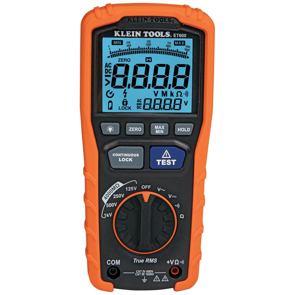 Klein Tools Insulation Resistance Tester, large image number 1