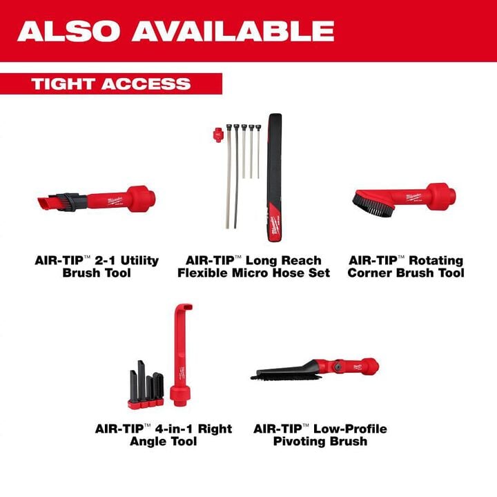 Milwaukee AIR-TIP Rotating Corner Brush Tool, large image number 6
