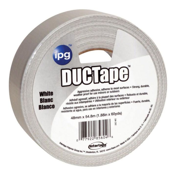 Intertape Polymer 2 Inch Width x 60 Yard Polyethylene White Duct Tape