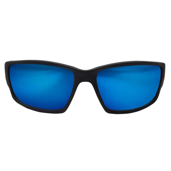 Edge Kazbek Silver & Black Frame Blue Mirror Lens, large image number 2