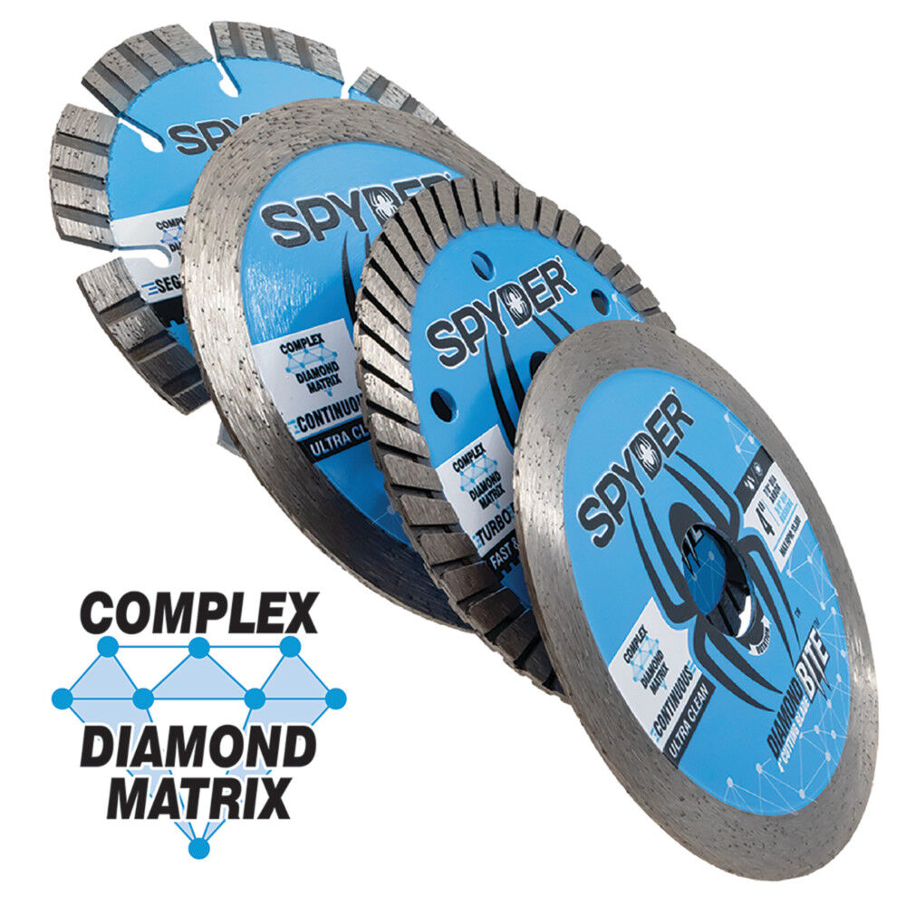 Spyder 7 Inch Wet/Dry Segmented Rim Diamond Blade for Angle Grinders, large image number 5