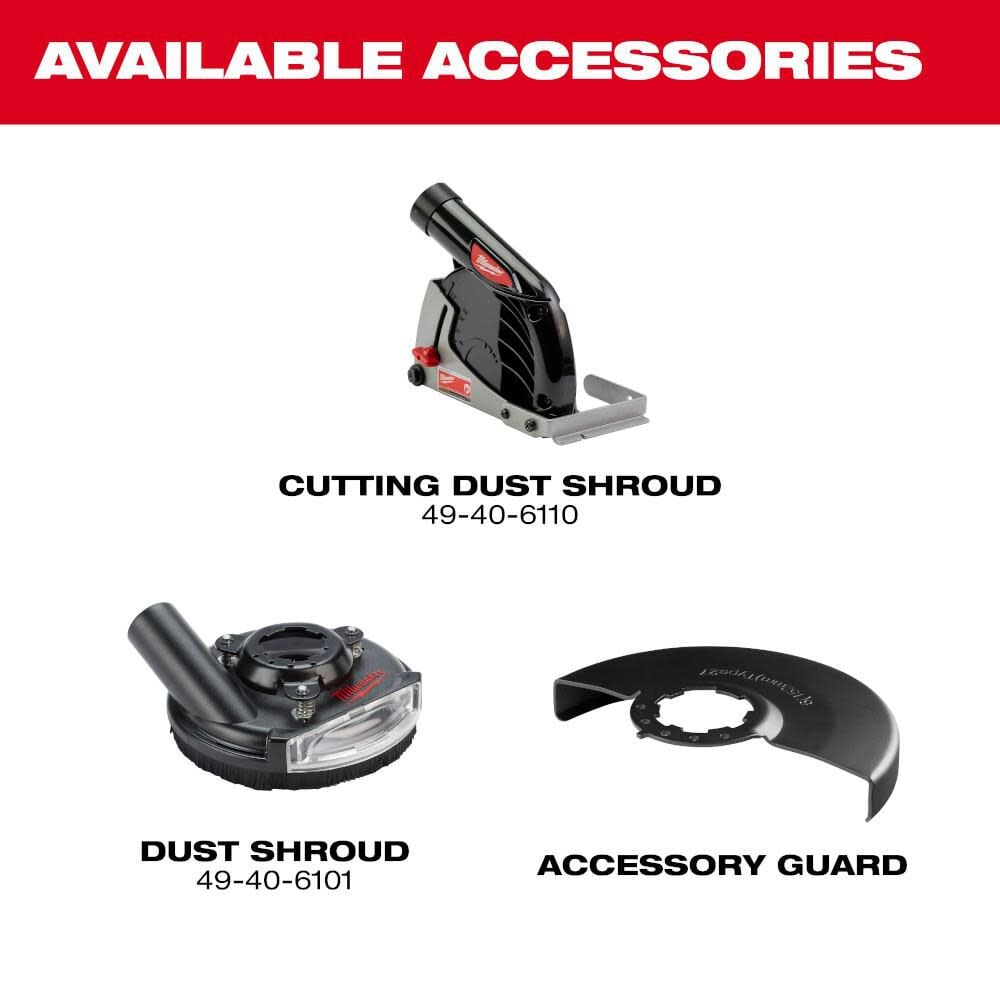 Milwaukee M18 Fuel 4 1 2 Inch 6 Inch Braking Grinder Paddle Switch Kit 3670 22 Simolary simolary.com 15