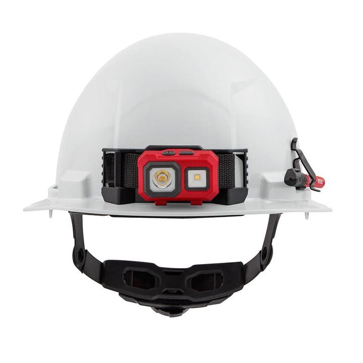 Milwaukee White Front Brim Hard Hat with 6pt Ratcheting Suspension Type 1 Class E, large image number 11