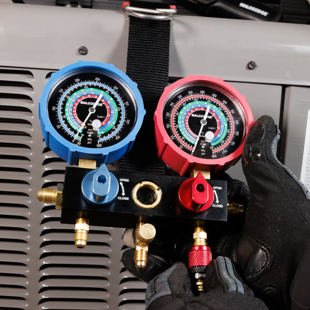 Malco Products 2-Valve A2L HVAC Manifold for R32 R410A and R454B Systems, large image number 13