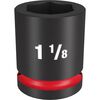 Milwaukee Impact Socket 3/4in Drive 1 1/8in Standard 6 Point, small image number 1