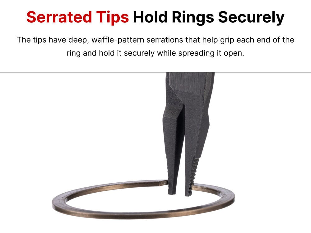 Tekton 9 Inch Lock Ring Pliers, large image number 3