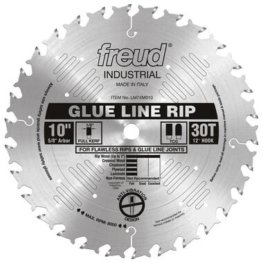 Freud 10in Glue Line Rip Blade, large image number 0