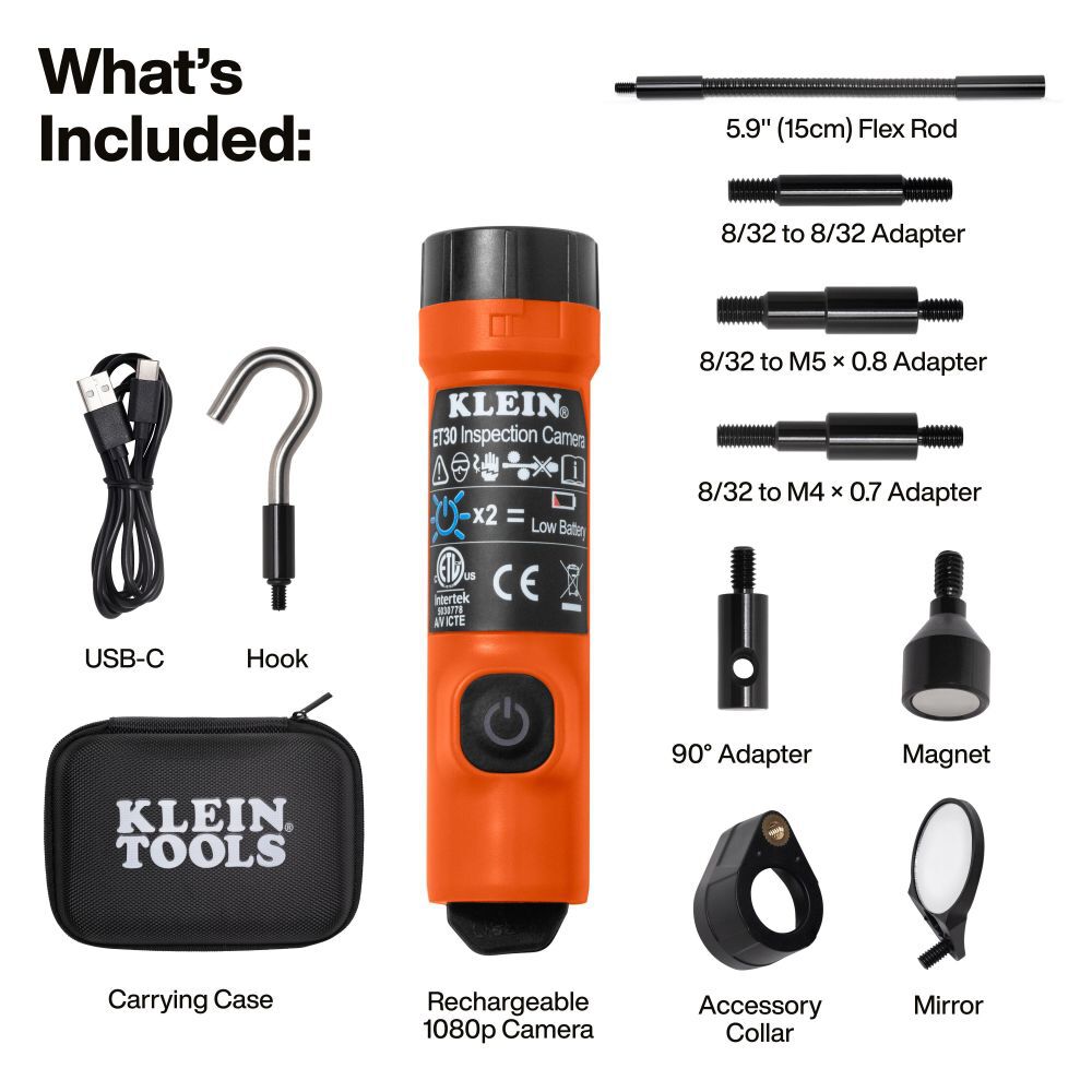 Klein Tools Compact Wireless Inspection Camera, large image number 2