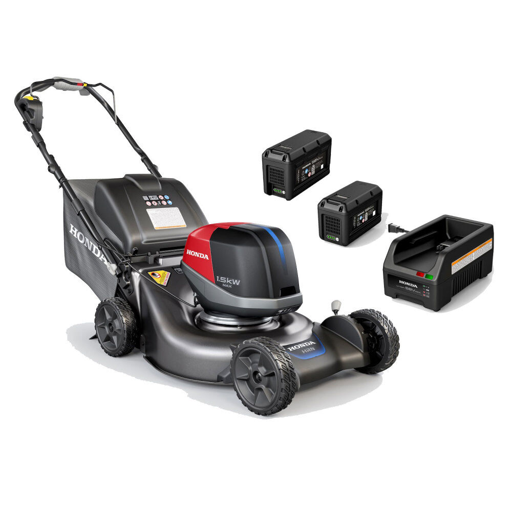 Honda HRN-BV 21 Inch Battery Powered Variable Speed Walk Behind Lawn Mower Kit with (1) 8.0Ah and (1) 12.0Ah Battery, large image number 1
