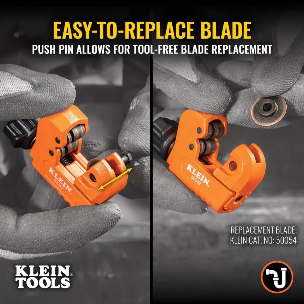 Klein Tools Ultra-Compact 5/8 Inch Orange Nano Tubing Cutter, large image number 5