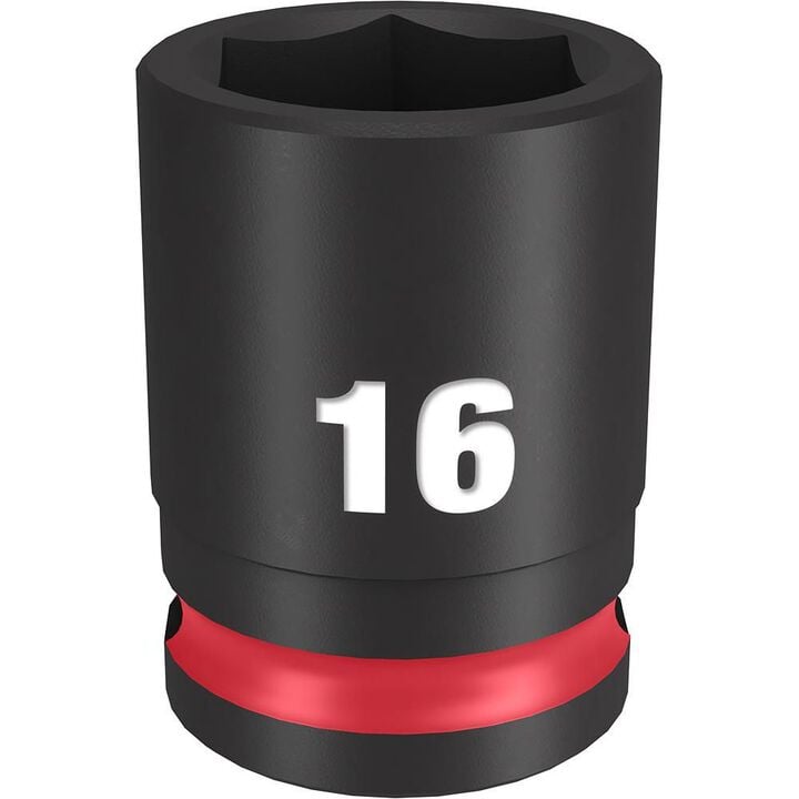 Milwaukee Impact Socket 3/8in Drive 16mm Standard 6 Point, large image number 0