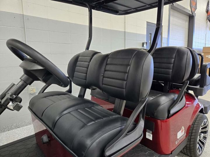 E-Z-GO Express S6 6-Seat Gas Golf Cart Inferno Red, large image number 19