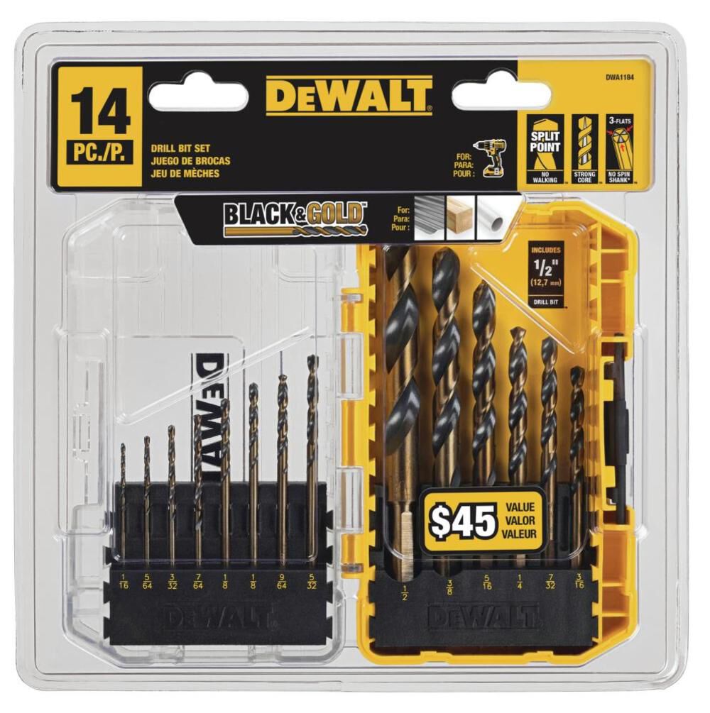 Dewalt split point drill bit outlet