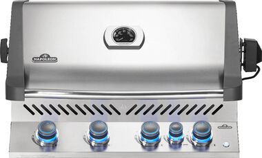 Napoleon Built-in Prestige 500 Natural Gas Grill Head with Infrared Rear Burner Stainless Steel