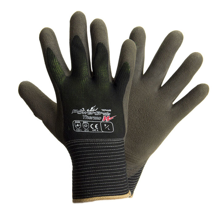 Protective Industrial Products PowerGrab Thermo W 13G Poly Shell 10G Acrylic Liner Latex MS Grip XL 12 Pairs, large image number 1