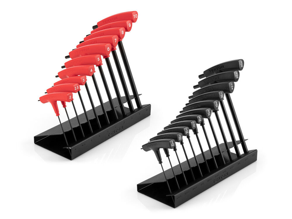 Tekton Ball End Hex T-Handle Key Set, 21 Pieces (5/64-3/8 Inch, 2-10 mm), large image number 1