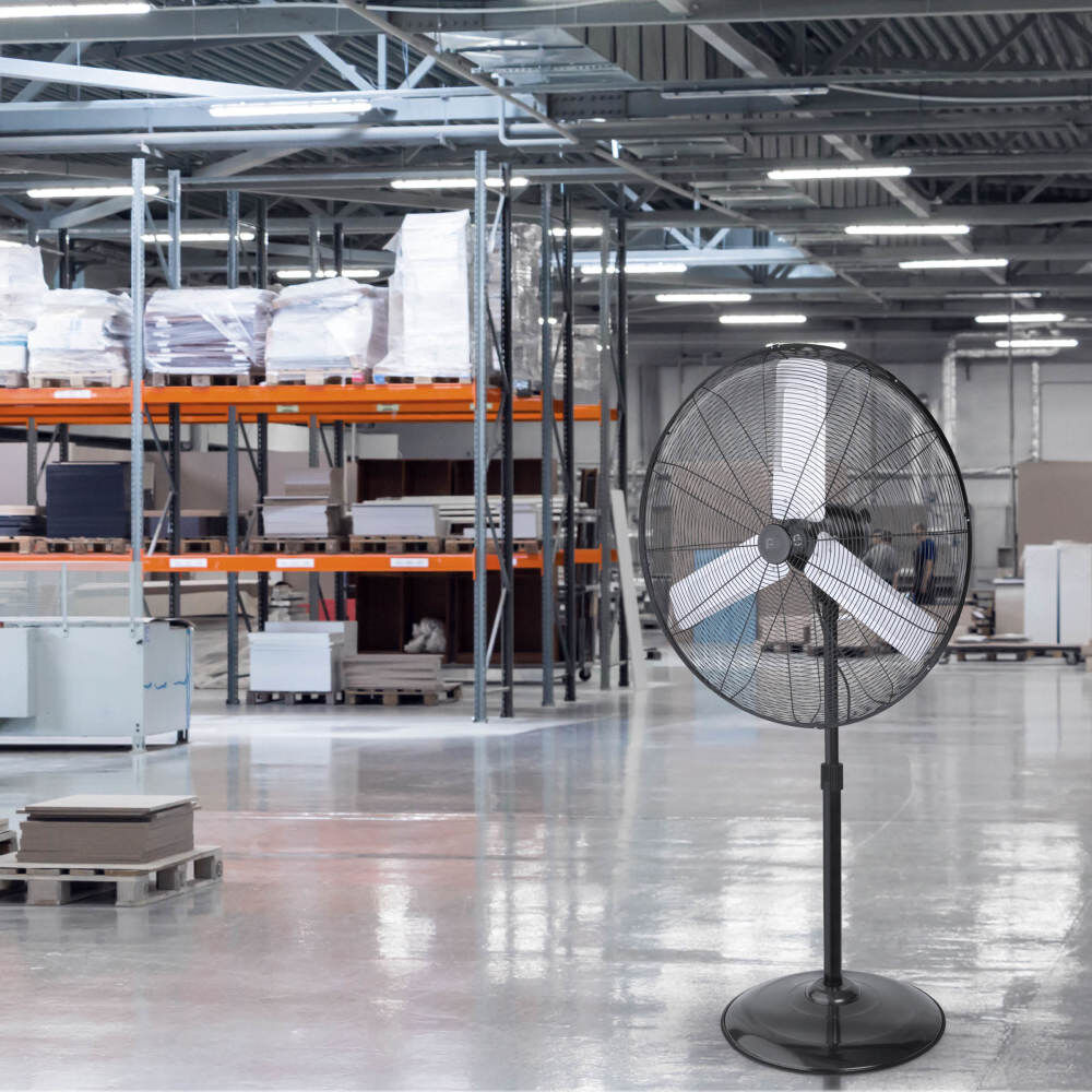 Perfect Aire 30 Inch 7558 CFM Heavy-Duty High Velocity Pedestal Fan with 3 Speed, large image number 7