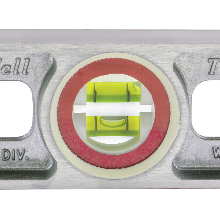 Kraft Tool Co 48 Inch Professional Cast Aluminum Level 6 Vials, large image number 1