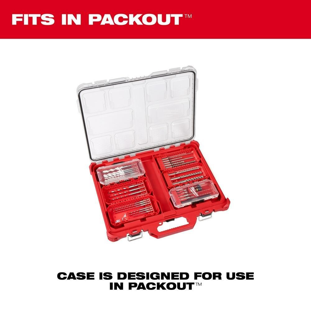Milwaukee SDS Plus M/2 2 Cutter Drill Bit Kit 8pc, large image number 4