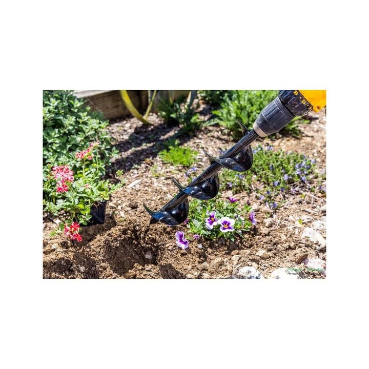 Power Planter 3 Inch x 12 Inch Steel American Steel DIY Guru Auger, large image number 2