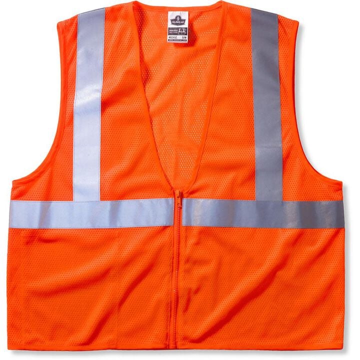 Ergodyne GloWear 8205Z Orange Class 2 Super Econo Vest - 4XL/5XL, large image number 0