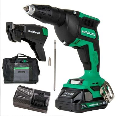 Metabo HPT 18V MultiVolt Cordless Drywall Screw Gun w/ Collated Screw Magazine, large image number 6