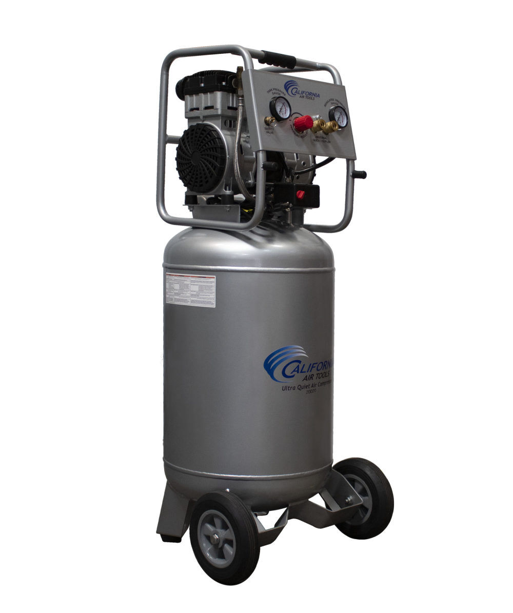 California Air Tools Ultra Quiet Oil-Free Corded 2HP 20 Gallon Air Compressor with Automatic Drain Valve, large image number 10