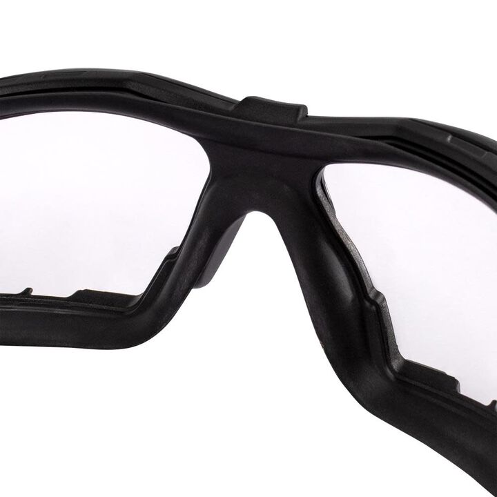 Radians THRAXUS Elite IQUITY Safety Eyewear Blue w/ Rubber Gasket Clear IQ Lens, large image number 1
