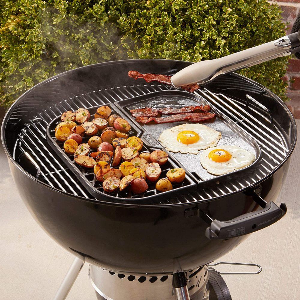 Weber cast iron griddle on sale