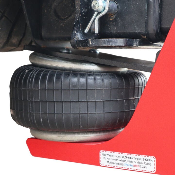 Shocker Hitch HD 20K 2.5 Inch Air Receiver Hitch & Raised Sway Bar Tab Ball Mount 2-5/16 Inch Hitch Balls, large image number 6