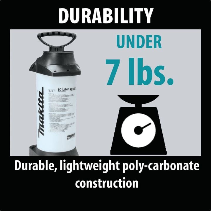 Makita 2.6 Gallon Pressurized Water Tank, large image number 1