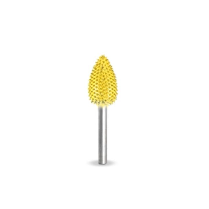 Saburrtooth 1/8in Shank Flame 3/8in Fine Grit