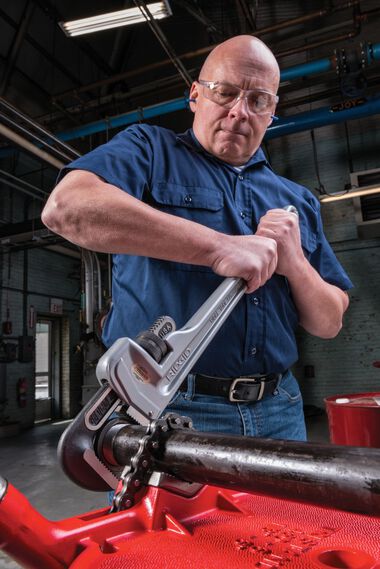 Ridgid 24 Inch Aluminum Straight Pipe Wrench, large image number 6