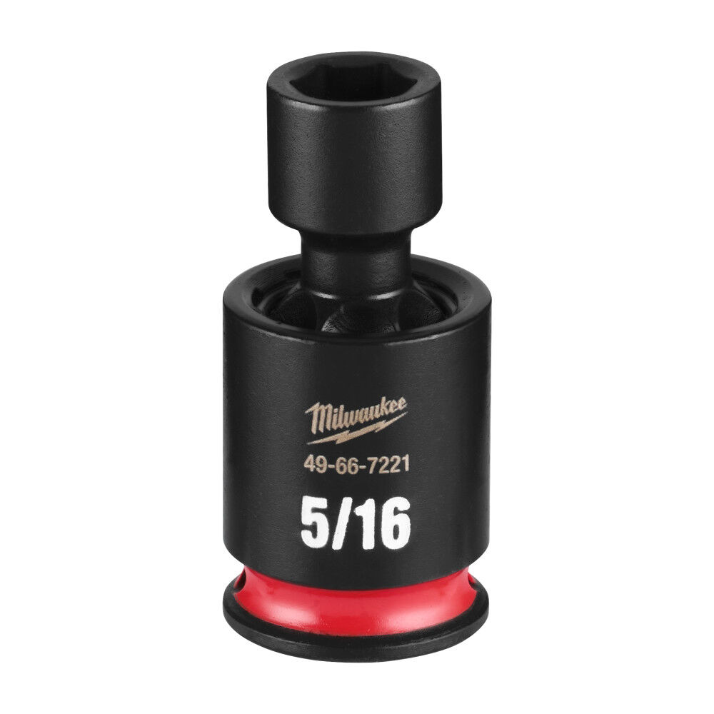 Milwaukee SHOCKWAVE Impact Duty 1/4 Inch Drive 5/16 Inch Standard Swivel Socket - 49-66-7221