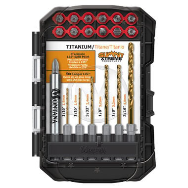Montana Brand Tools Titanium Coated Drill & Drive Set 20pc