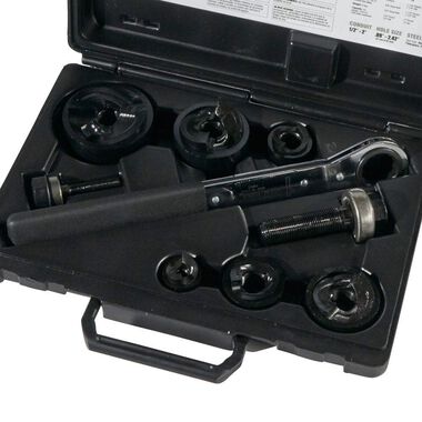 Klein Tools Knockout Punch Set with Wrench, large image number 9