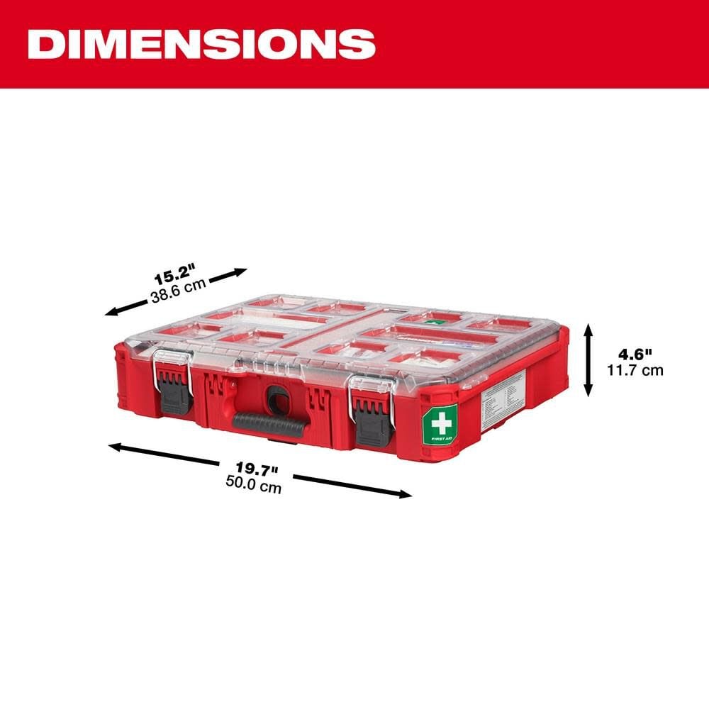 Milwaukee Packout First Aid Kit 193pc Class B Type Iii 48 73 8430c Simolary simolary.com 8