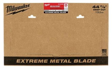 Milwaukee Extreme Thick Metal Band Saw Blades 25PK Deep Cut, large image number 2