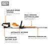 Stihl HSA 94 R 24in Hedge Trimmer Battery Powered (Bare Tool), small image number 2