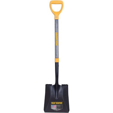 True Temper Square Point Shovel with D-Grip on Hardwood Handle